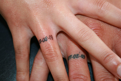 Wedding Date Tattoos