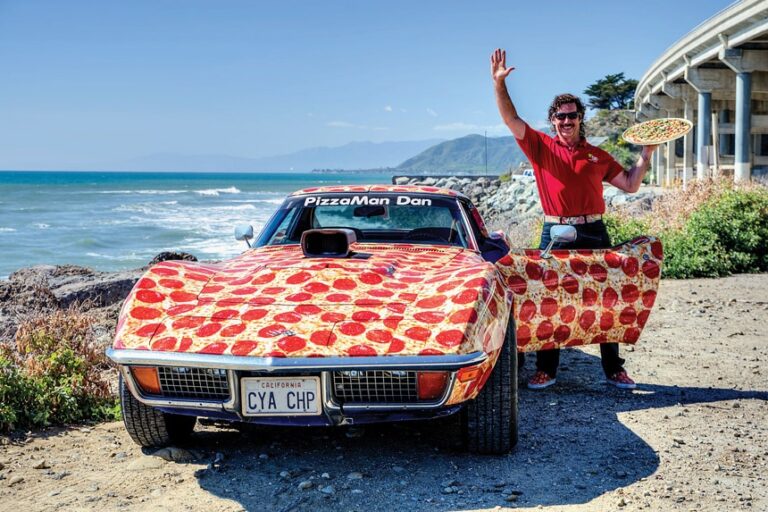 Pepperoni Pizza Corvette Hits the Streets