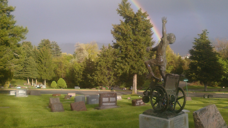 A Beautiful Tombstone Created by a Father in Memory of His Disabled Son