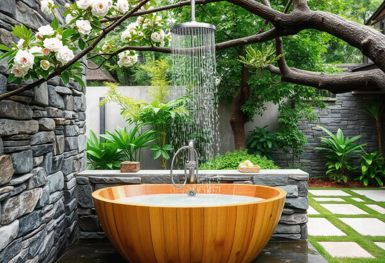 Top Ten Gorgeous Outdoor Bathroom Ideas